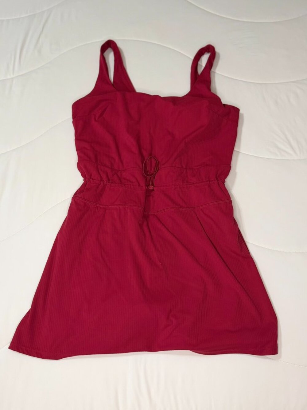 JoyLab Red Active Tennis Dress L Built-In Shorts